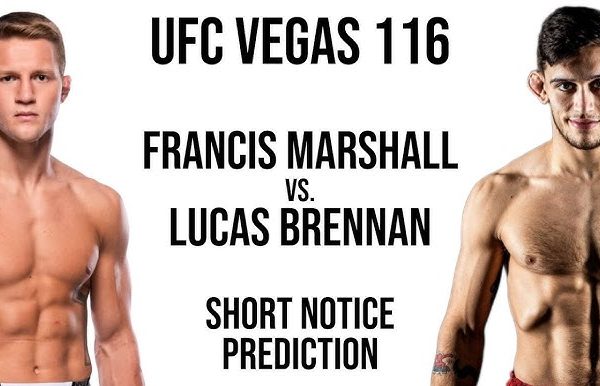 Lucas Brennan gibt bei UFC Vegas 116 sein Octagon-Debüt gegen Francis Marshall.