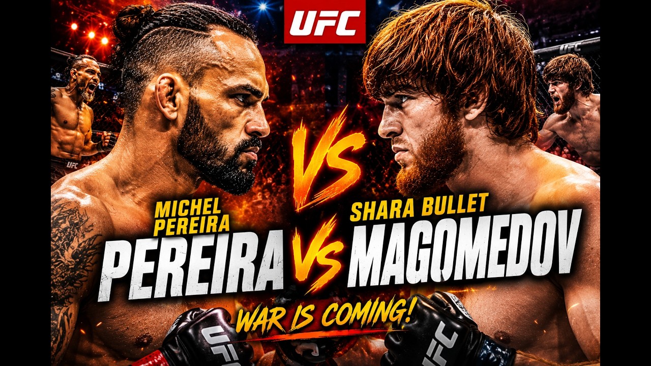 Analisi del match Michel Pereira vs Shara Bullet Magomedov all'UFC di Baku e accese discussioni durante la pesatura.