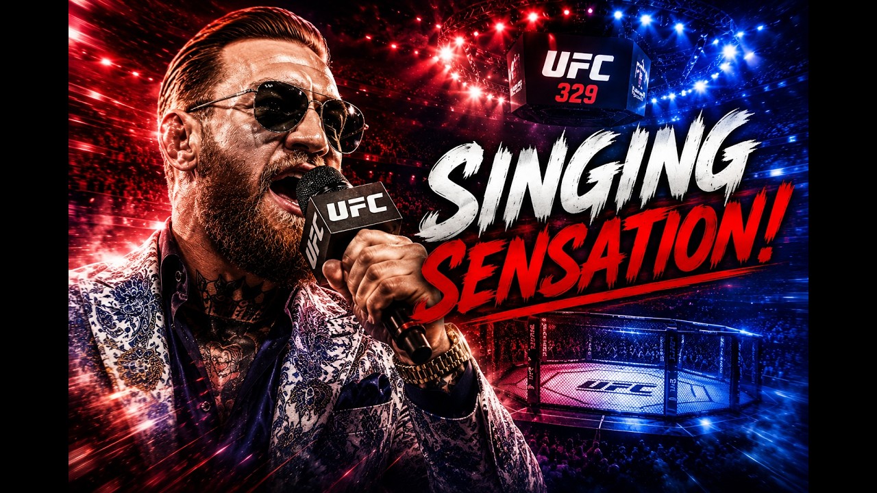 SINGT Conor McGregor „Wonderwall“? Highlights vor dem Kampf bei UFC 329!