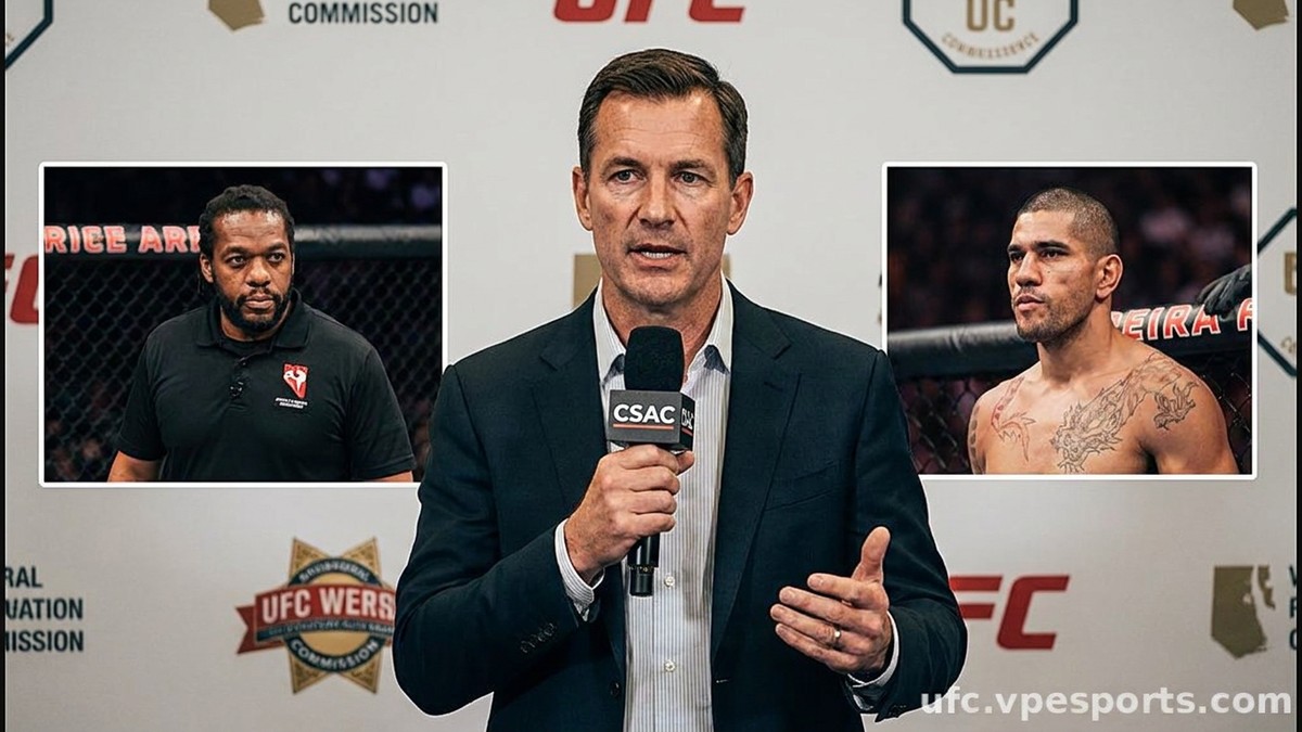 Herb Dean, Alex Pereira, Andy Foster – Foster podpira Deana v pogovorih o Pereiri in Ganeu