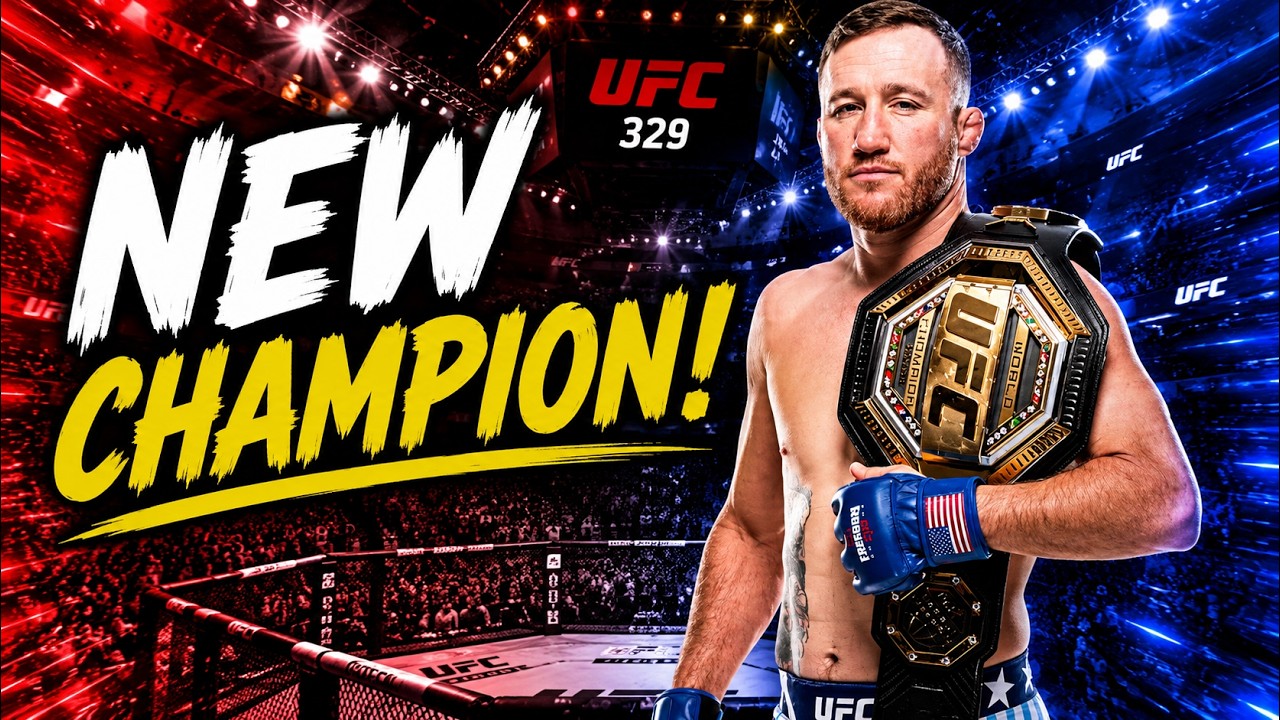 Justin Gaethje schockt die MMA-Welt
