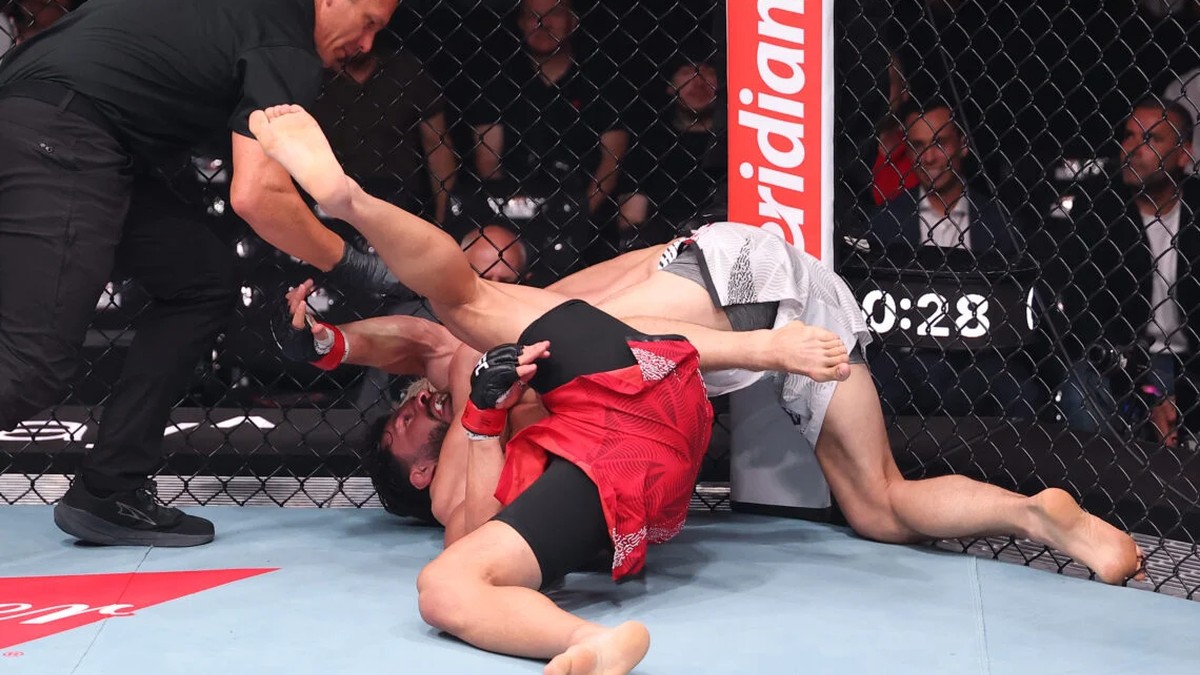 Dennis Buzukja — Dennis Buzukja phản đối quyết định dừng trận đấu tại UFC Belgrade.