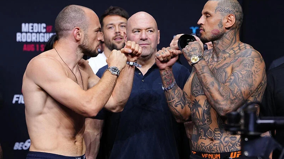 Uros Medic und Daniel Rodriguez bei UFC Belgrad