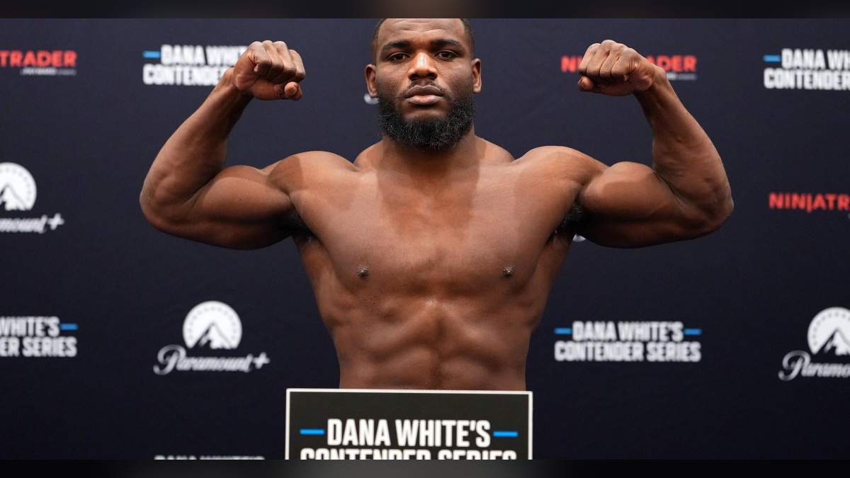 Anthony Wint alla pesatura della prima settimana del DWCS