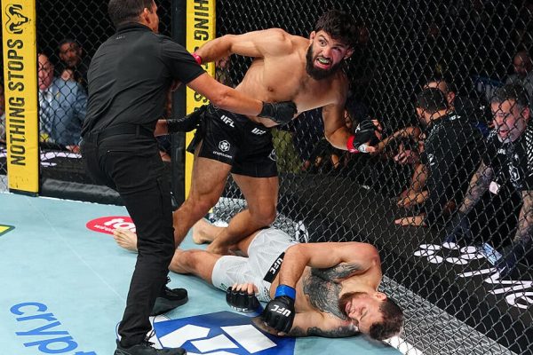 Arman Tsarukyan Stops Ruffy at UFC 331