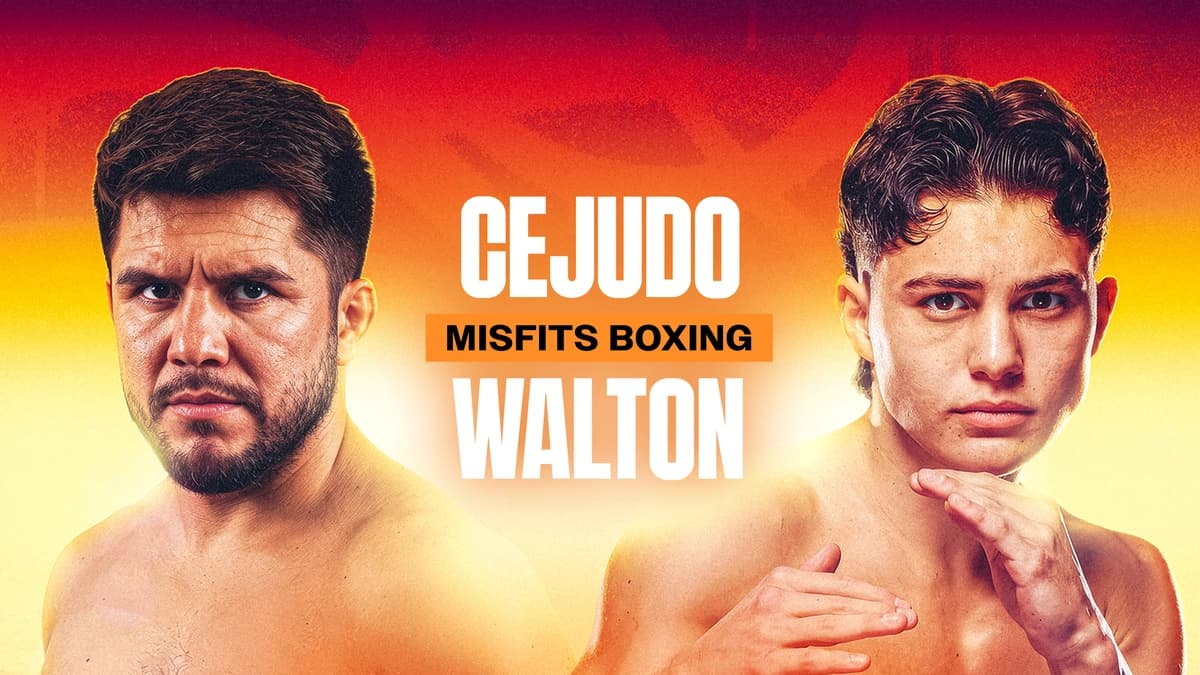 Henry Cejudo and Javon Walton ahead of their Misfits Boxing main event