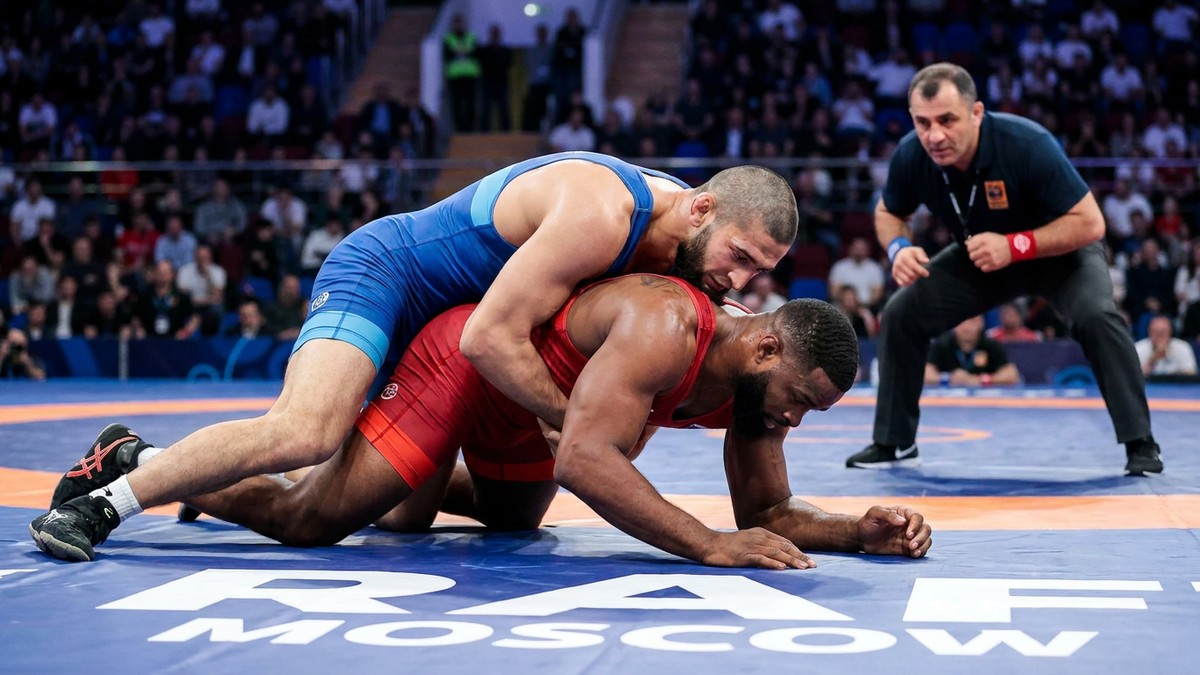 Khamzat Chimaev, Tyron Woodley — Khamzat Chimaev áp đảo Woodley tại Moscow