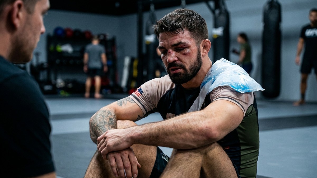 Mike Perry — Mike Perry risponde dopo la sconfitta contro Jenkins