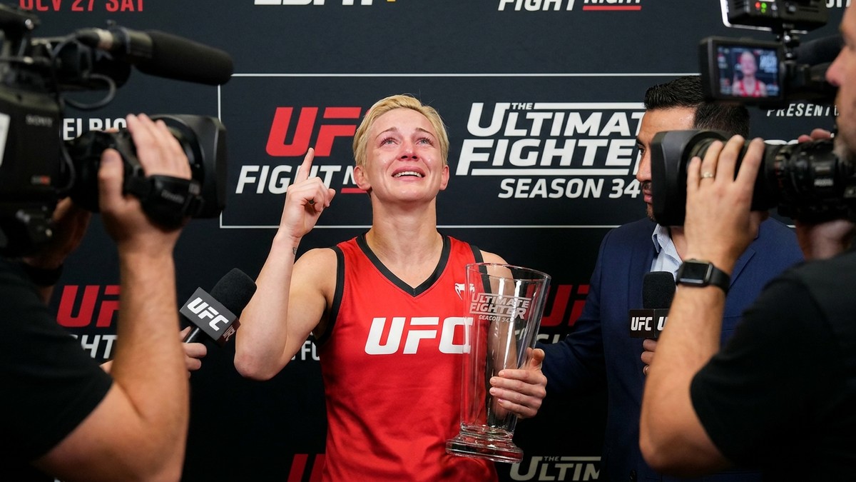 Tina Black — Tina Black Credits Faith After TUF 34 Win