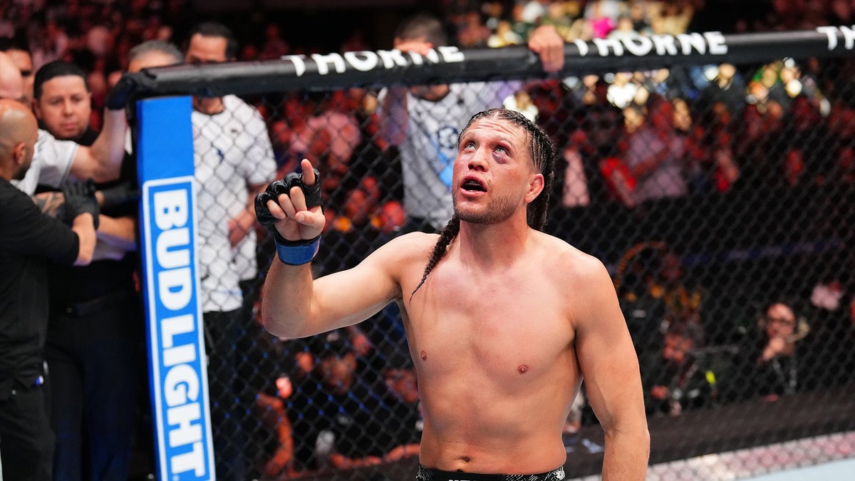 Brian Ortega — Brian Ortega durante la settimana del combattimento UFC.