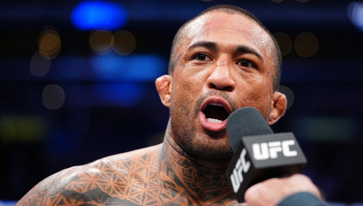 Joanderson Brito speaks after his first-round knockout of Giga Chikadze at UFC 331