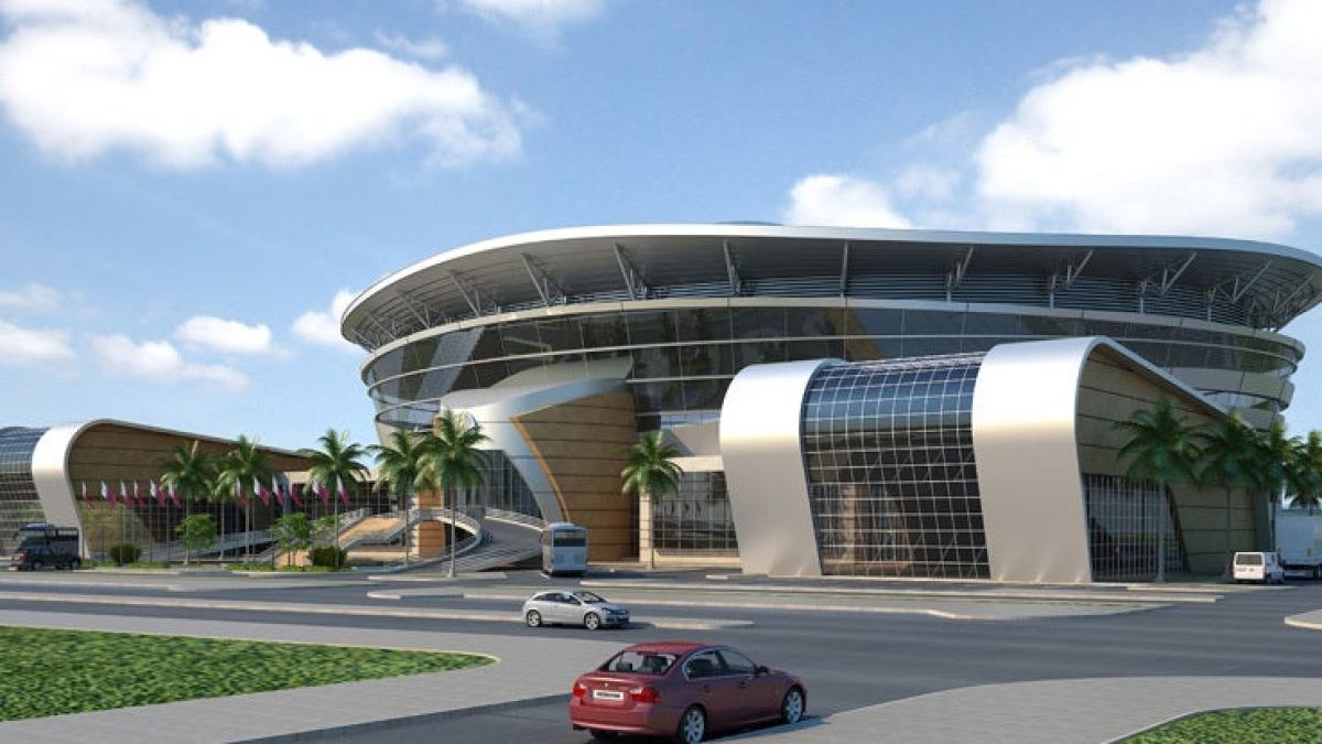 Ali Bin Hamad Al Attiyah Arena, the venue for UFC Qatar
