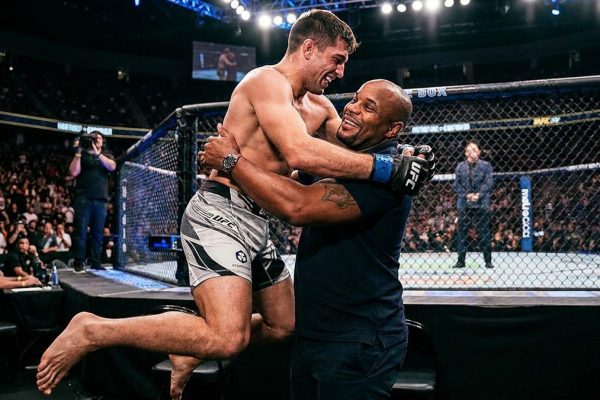 Daniel Cormier — Daniel Cormier celebrates UFC 332 knockout
